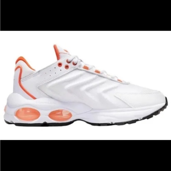 Men Nike Air Max TW Next Nature Runnings Shoes White Orange FJ4005-100 - Picture 3 of 5